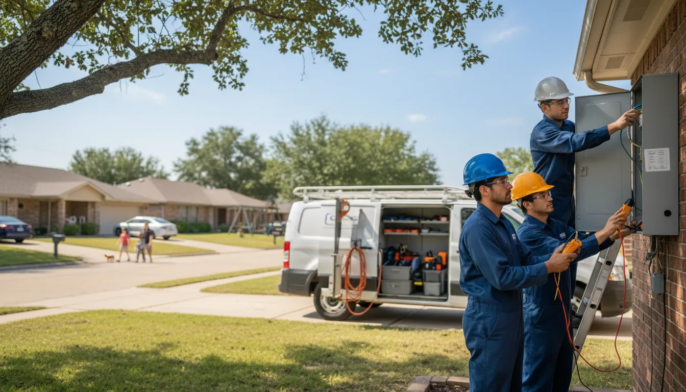 Emergency electrical repair services provided by licensed electricians in Kansas